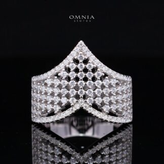 Kinslee White Lab-Grown Moissanite Stone Ring with GRA Certified Premium in 925 Sterling Silver