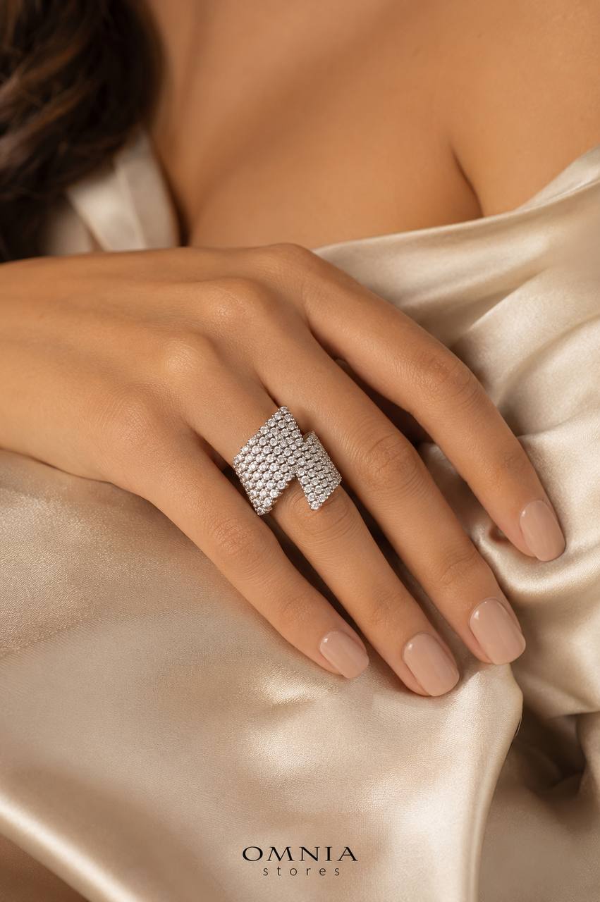 Theodora White Moissanite Ring 925 Sterling Silver Premium Finish - Image 5