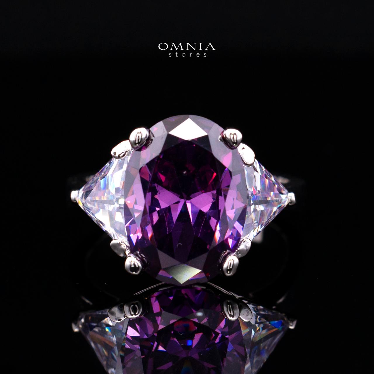 Omnia Buthaina Purple Bridal Full Set High Quality Simulated Diamonds - Image 5