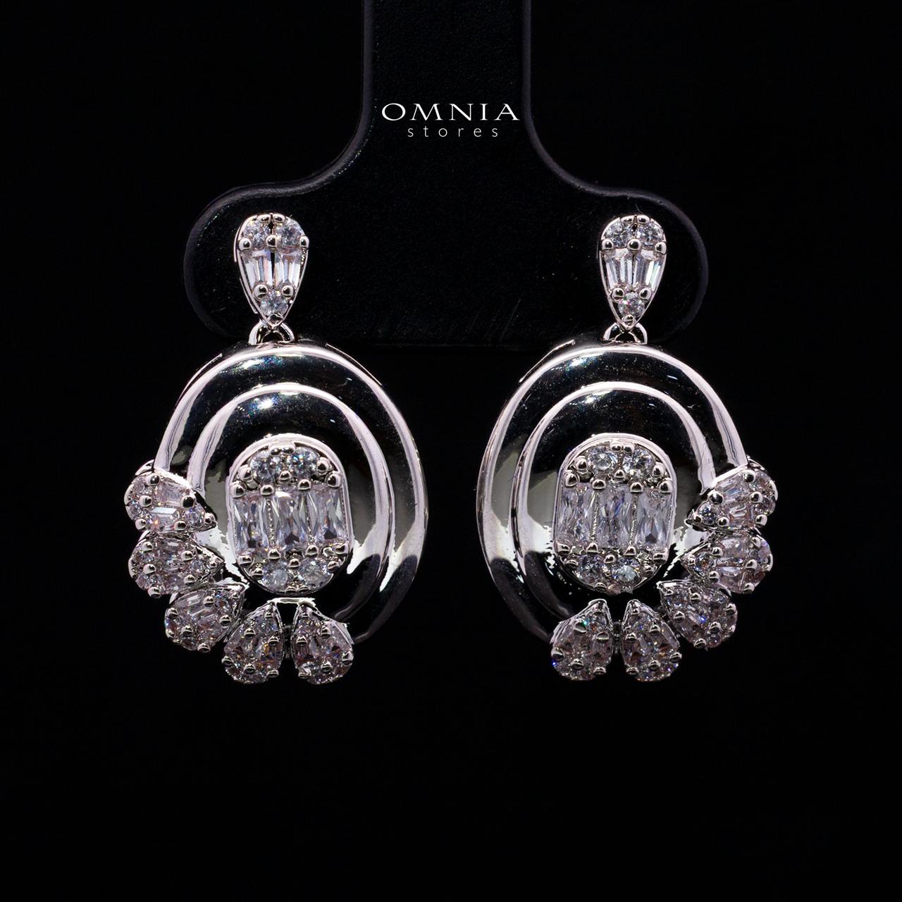 Raneesa White Luxury Jewelry Set – Necklace, Earrings & Ring with High-Quality Simulated Diamonds and Rhodium Plating - Image 4