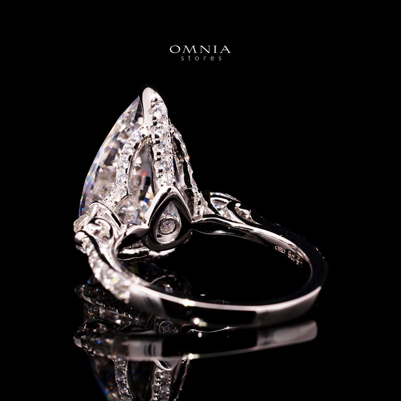 Janel Ring with Certificate, High-Quality Premium Simulated Diamonds in 925 Sterling Silver - Image 4