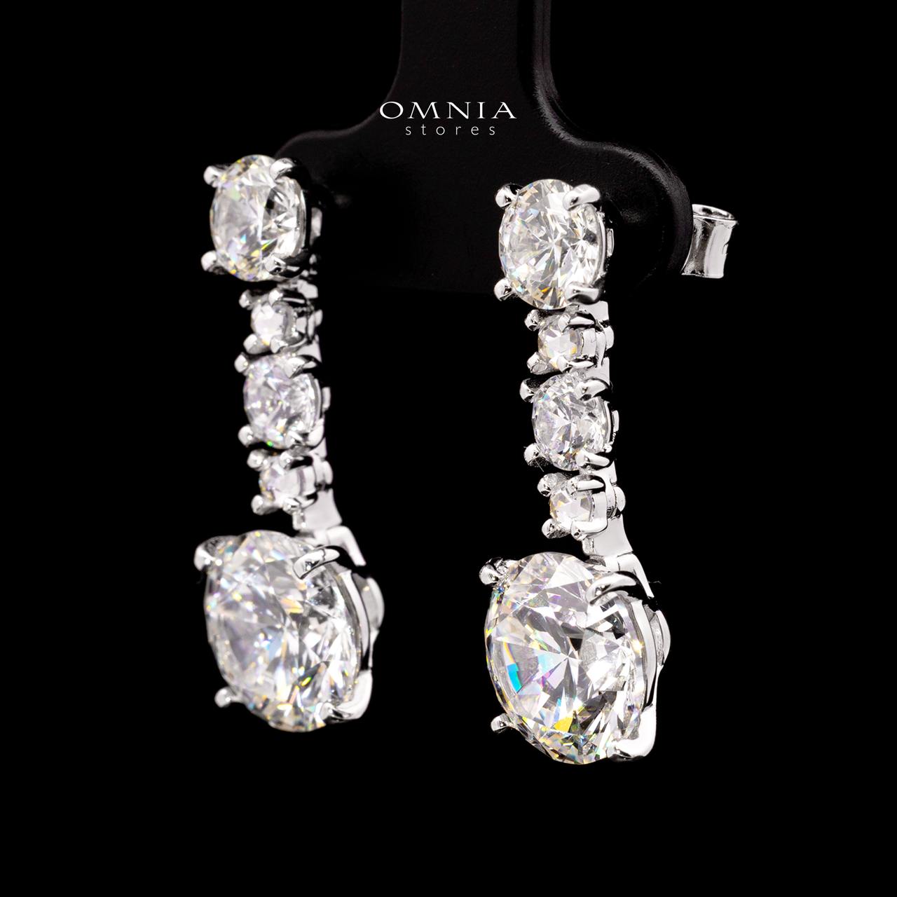 Kaliyah Earring with Certificate, High-Quality Premium Simulated Diamonds in 925 Sterling Silver - Image 2