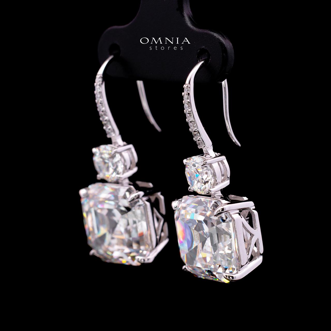 Jianna Earring with Certificate, High-Quality Premium Simulated Diamonds in 925 Sterling Silver - Image 2