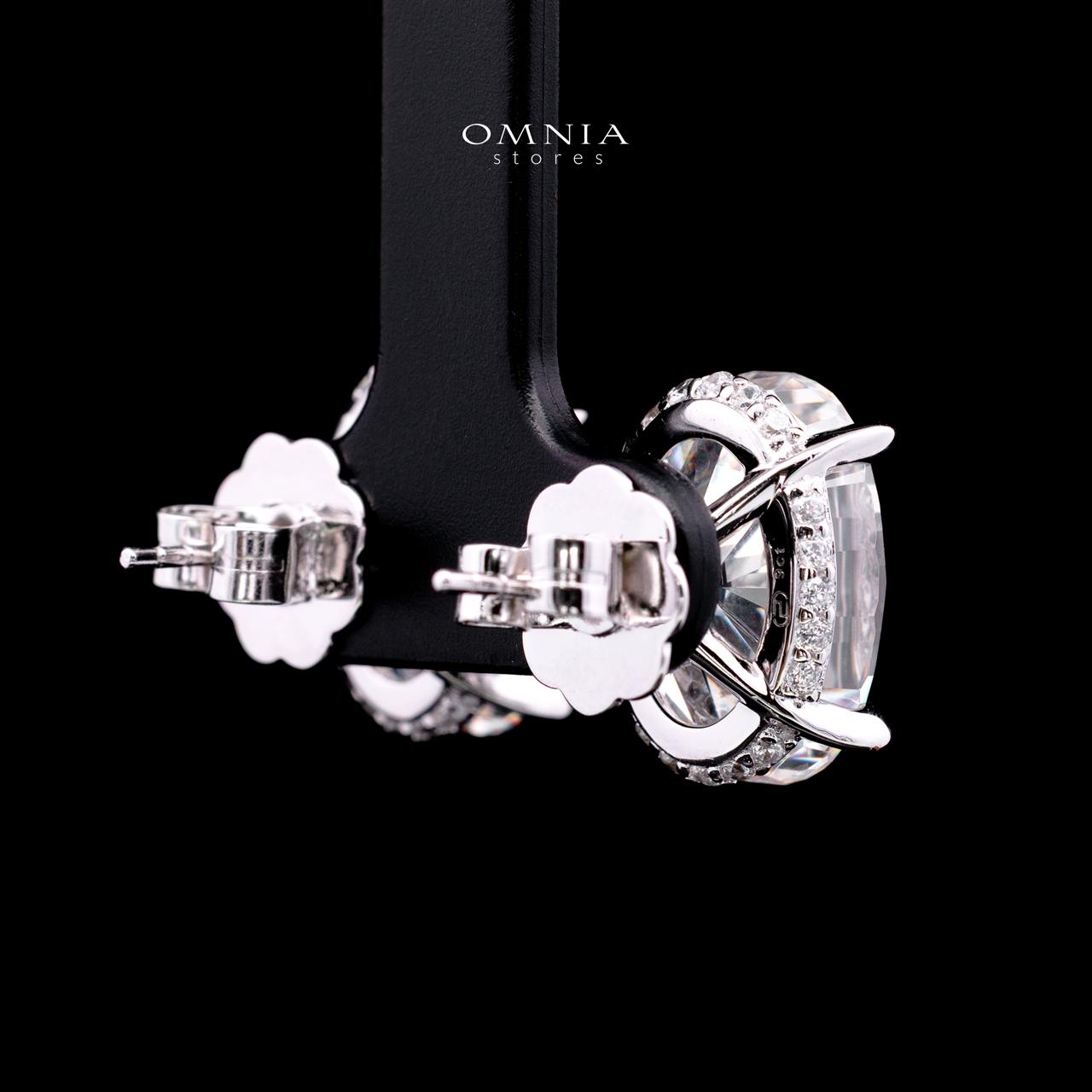 Gianna Earring with Certificate, High-Quality Premium Simulated Diamonds in 925 Sterling Silver - Image 3