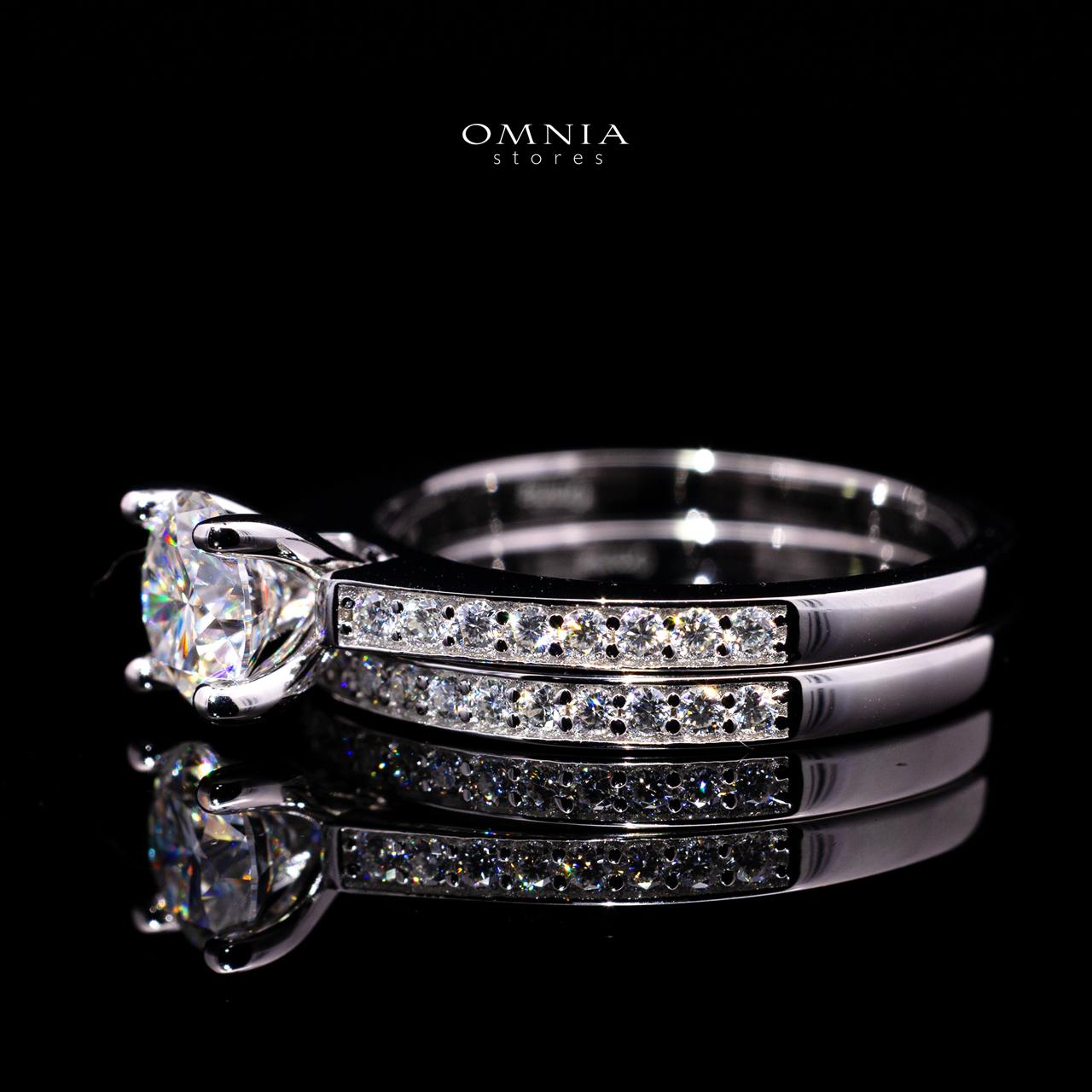Sonya Round Moissanite Ring 6mm (0.8CT) with Certificate in 925 Sterling Silver - Image 3