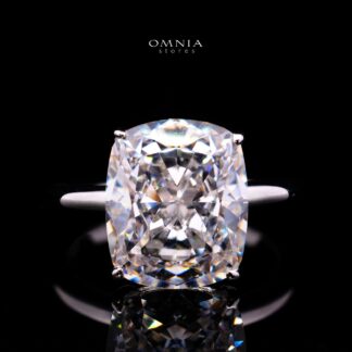 Rebecca Ring with Certified Premium Simulated Diamonds in 925 Sterling Silver