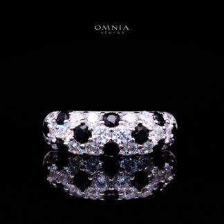 Angie Ring with Certified Premium Simulated Diamonds in 925 Sterling Silver