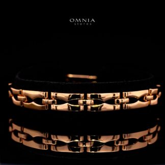 Karah Rose Gold Bracelet with Certified High-Quality Premium Simulated Diamonds in 925 Sterling Silver