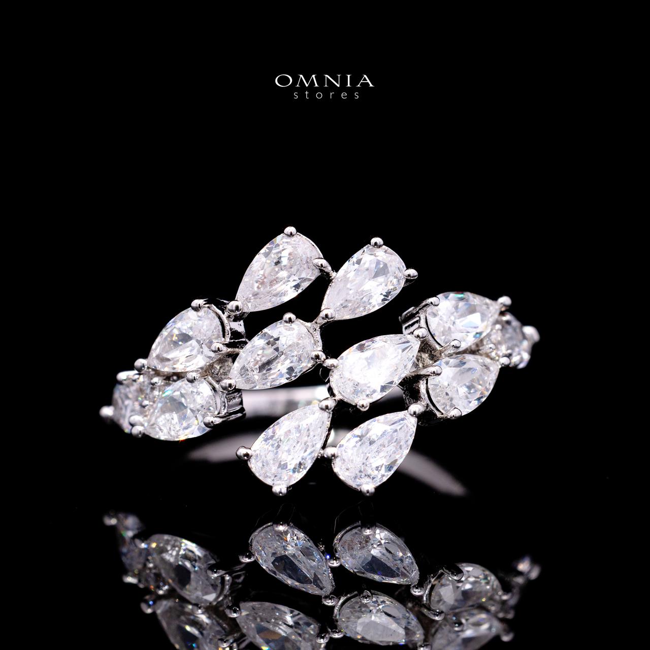 Talia White Luxury Bridal Full Set with High-Quality Simulated Diamonds – Rhodium Plated - Image 5