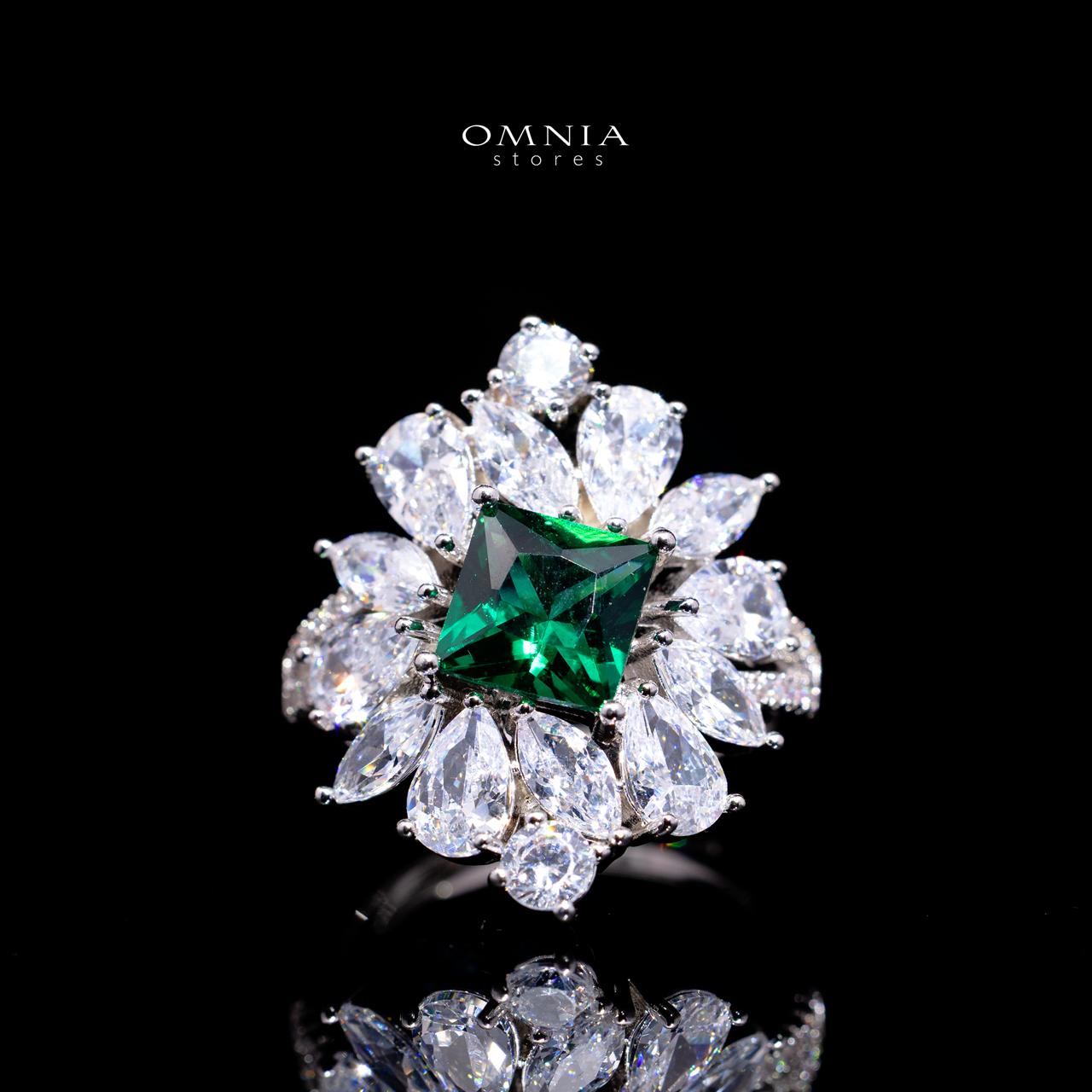 Christine Green Luxury Bridal Full Set with High-Quality Simulated Diamonds – Rhodium Plated - Image 5