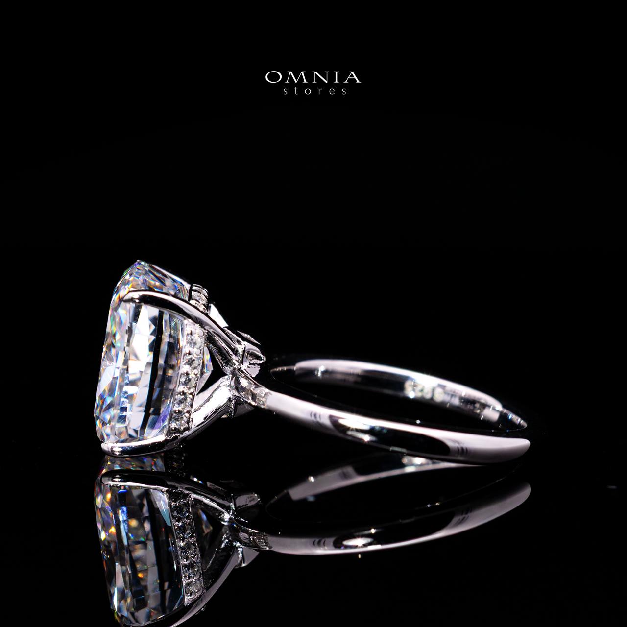 Rebecca Ring with Certified Premium Simulated Diamonds in 925 Sterling Silver - Image 2
