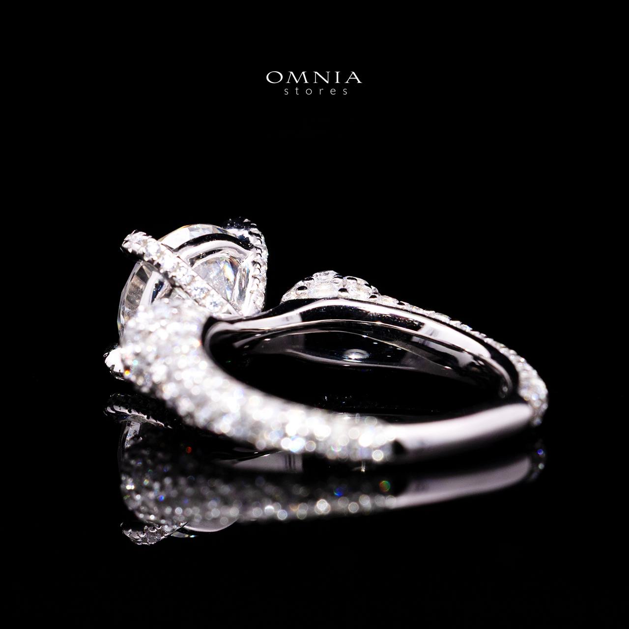 Ariyah Ring with Certified Premium Simulated Diamonds in 925 Sterling Silver - Image 4