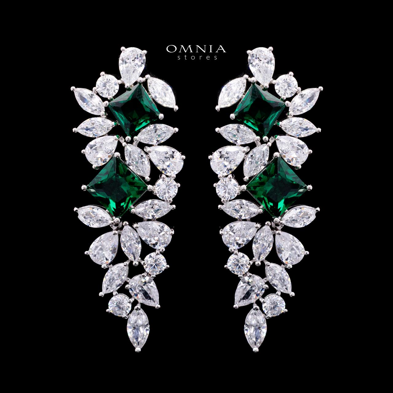 Christine Green Luxury Bridal Full Set with High-Quality Simulated Diamonds – Rhodium Plated - Image 4