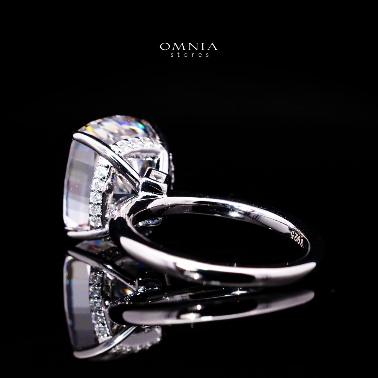 Rebecca Ring with Certified Premium Simulated Diamonds in 925 Sterling Silver - Image 4