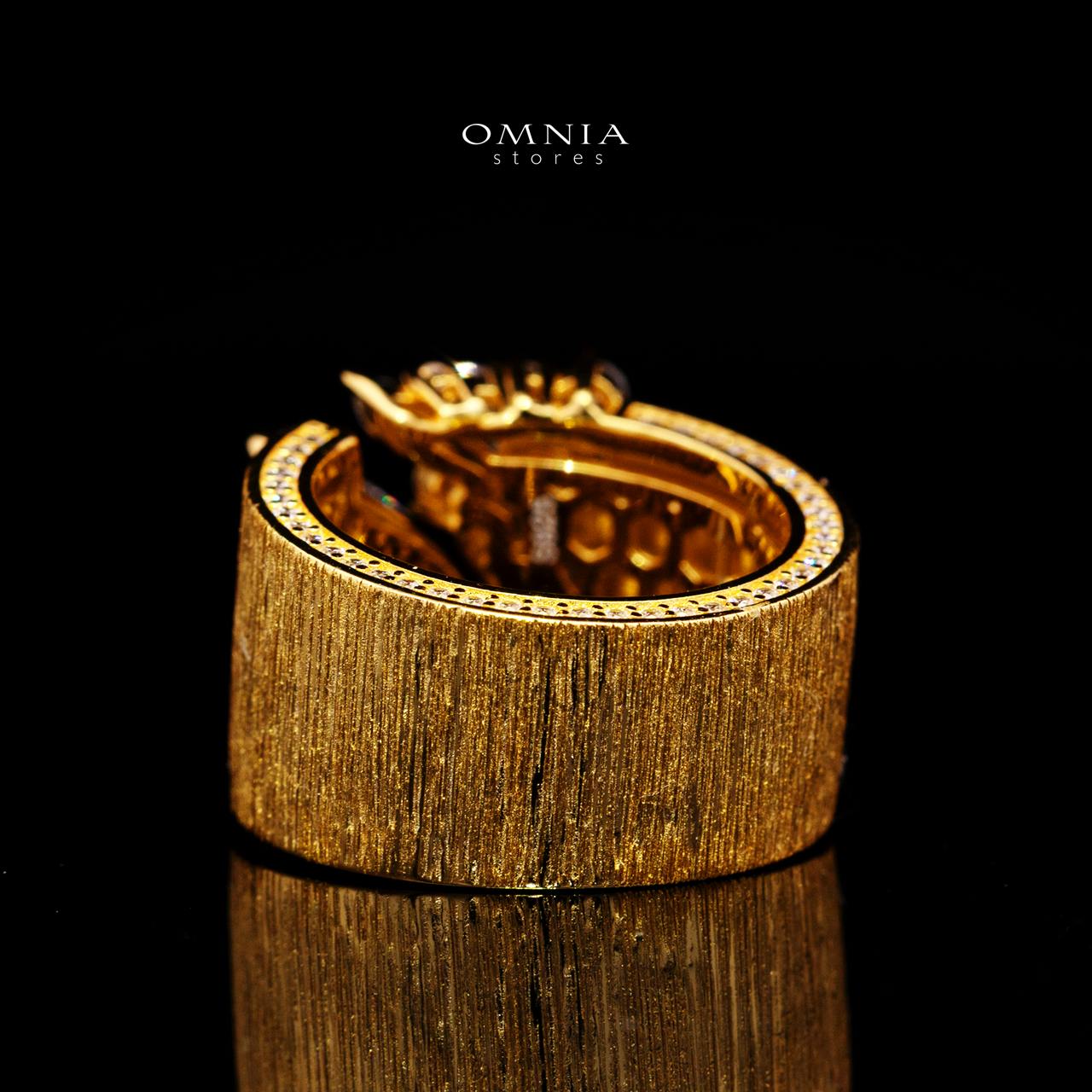 Emmie Gold Ring with Certificate | Lab-Crafted High-Quality Simulated Diamond in 925 Sterling Silver - Image 5