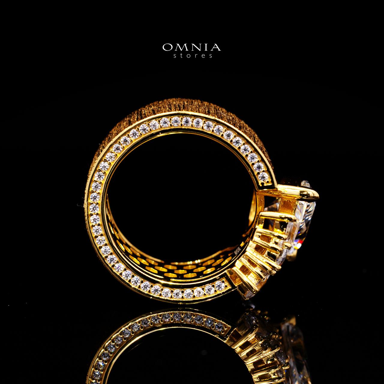 Emmie Gold Ring with Certificate | Lab-Crafted High-Quality Simulated Diamond in 925 Sterling Silver - Image 4