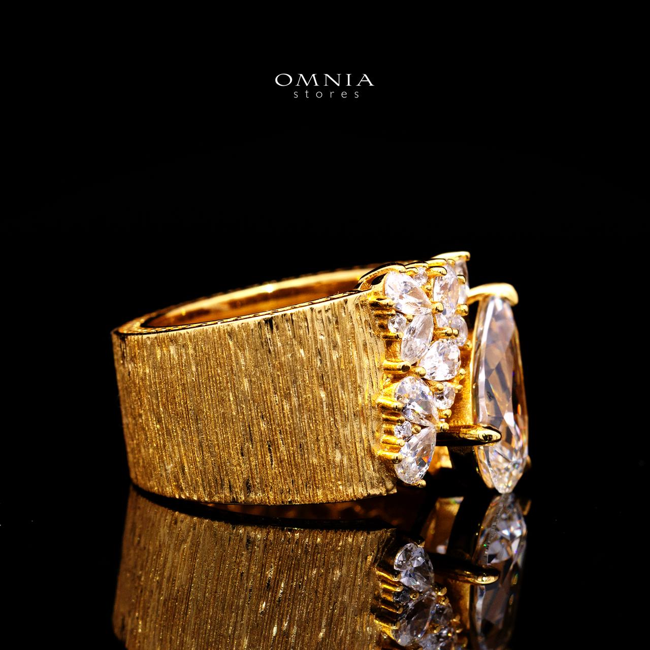 Emmie Gold Ring with Certificate | Lab-Crafted High-Quality Simulated Diamond in 925 Sterling Silver - Image 3