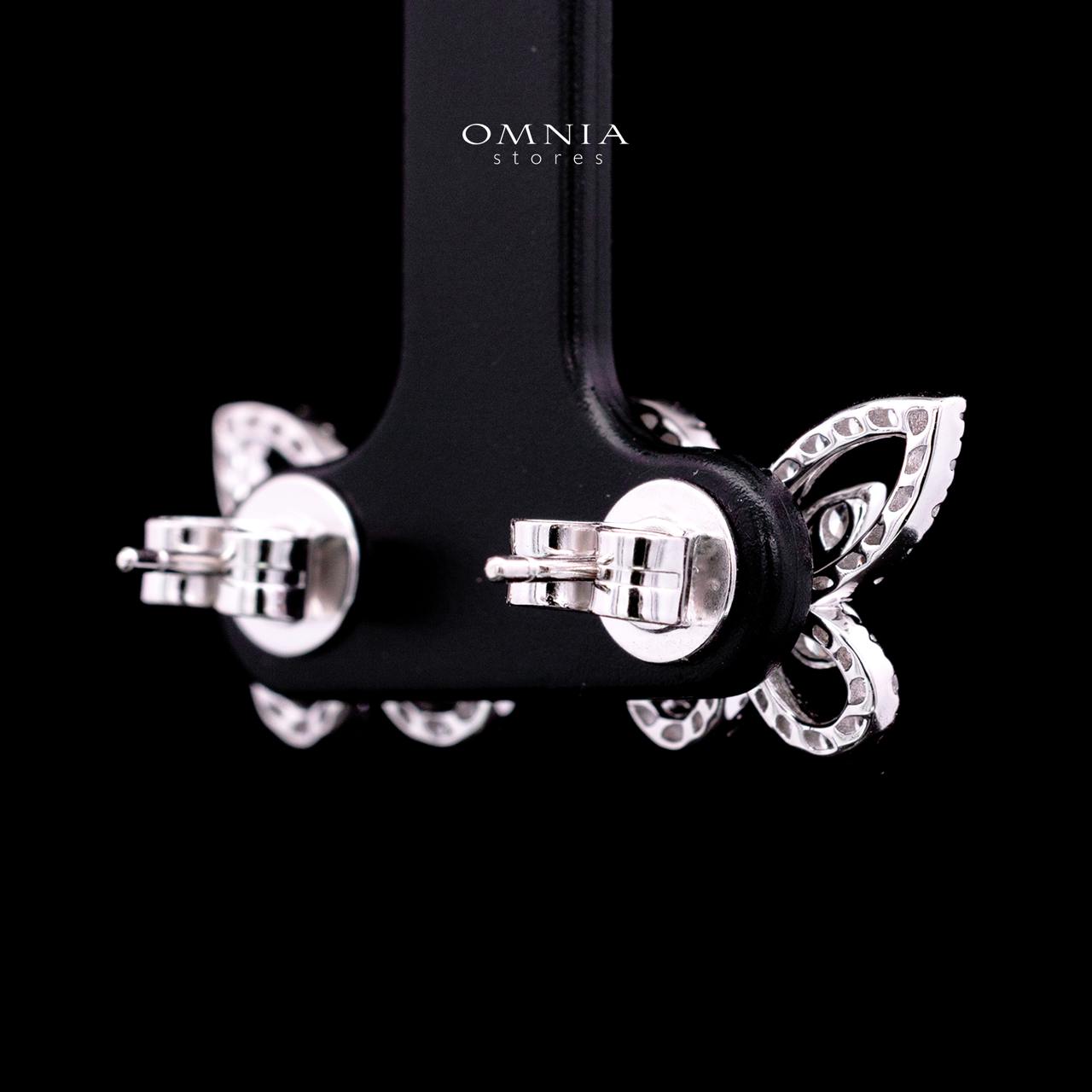 Ayanna Butterfly Earrings with Certified High-Quality Premium Simulated Diamonds in 925 Sterling Silver - Image 3