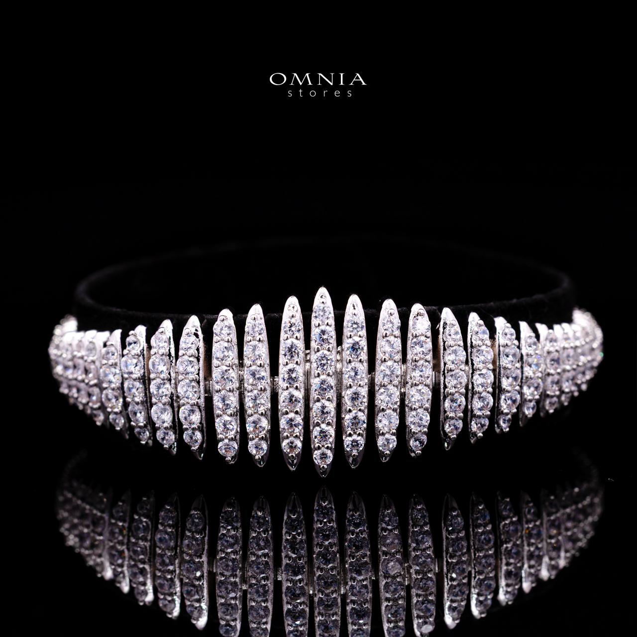 Quincy Bridal Full Set with High-Quality Simulated Diamonds – Rhodium Plated - Image 3