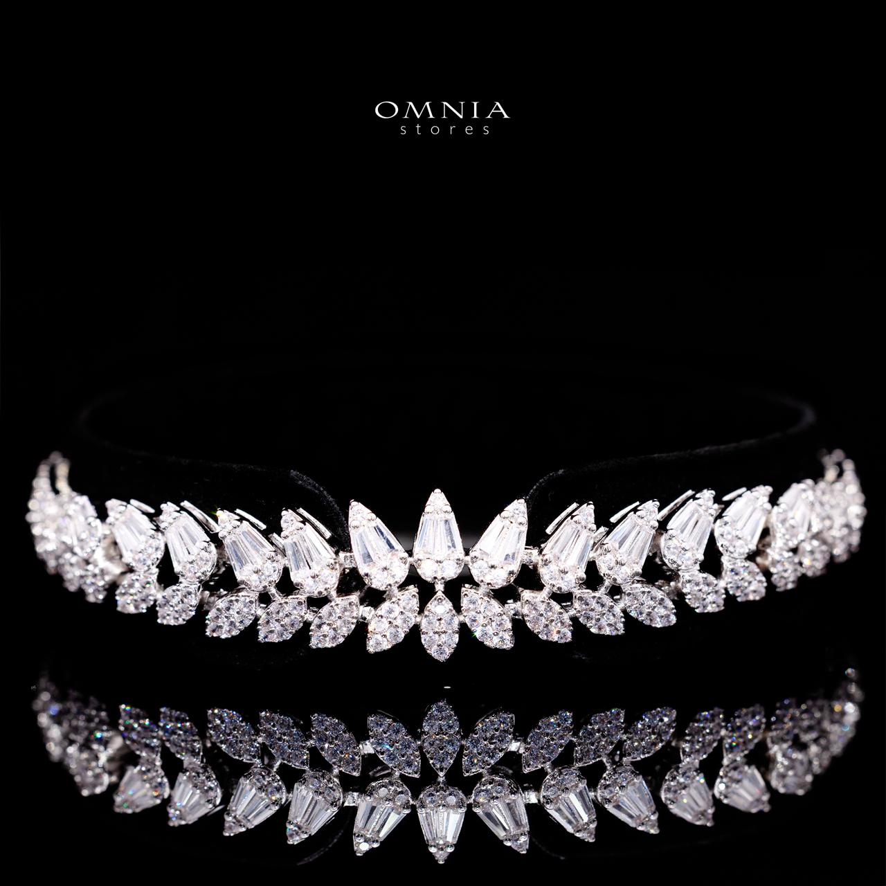 Kirsten Luxury Bridal Full Set with High-Quality Simulated Diamonds – Rhodium Plated - Image 3