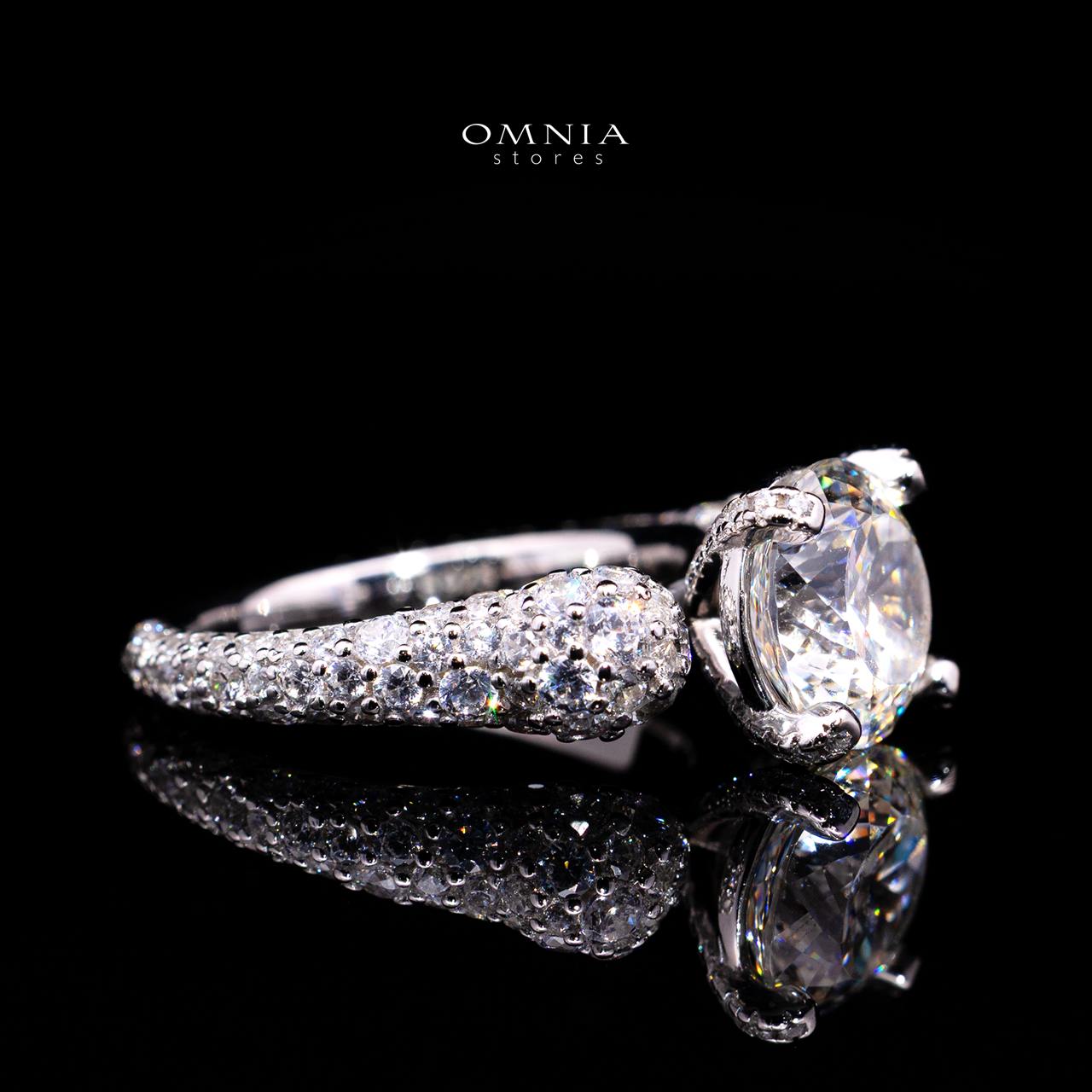 Ariyah Ring with Certified Premium Simulated Diamonds in 925 Sterling Silver - Image 3