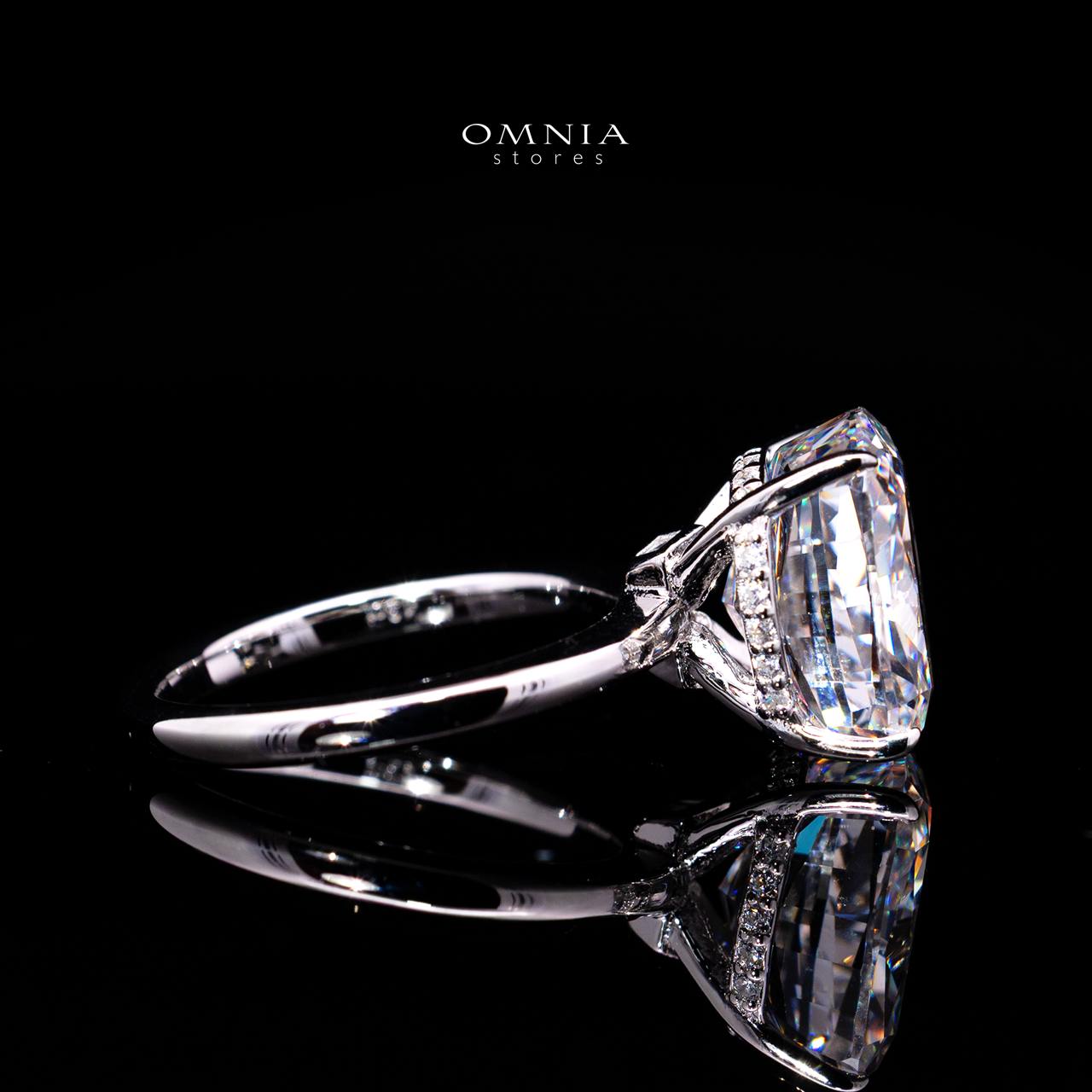 Rebecca Ring with Certified Premium Simulated Diamonds in 925 Sterling Silver - Image 3